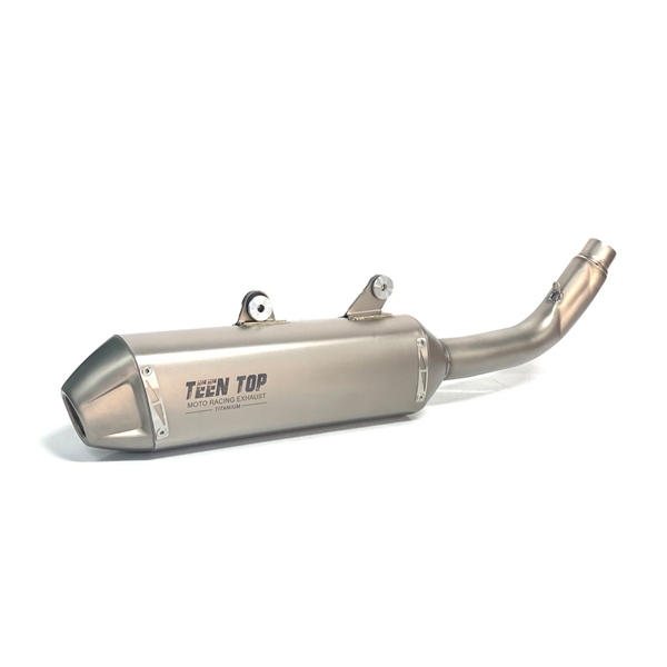 Offroad Bike Exhaust Muffler For KTM FS450 450SX-F Slip-on Exhaust Titanium 2018-2022